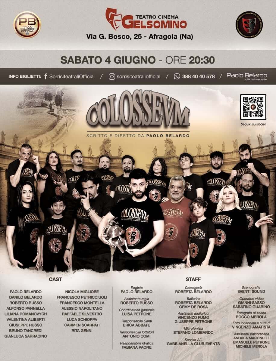 Colosseum Spettacolo teatrale messo in scena dalla Sorrisi Teatrali